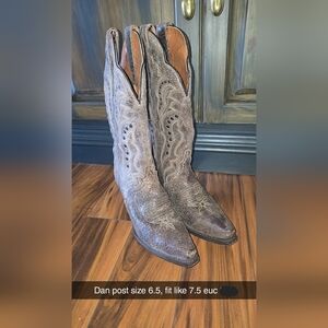 Dan Post Brown Western Heeled Boots